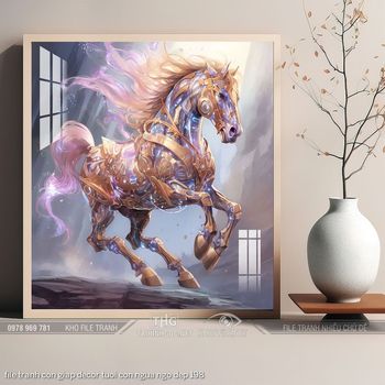 file tranh con giap decor tuoi con ngua ngo dep 198