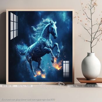 file tranh con giap decor tuoi con ngua ngo dep 200