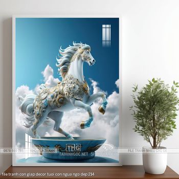 file tranh con giap decor tuoi con ngua ngo dep 214