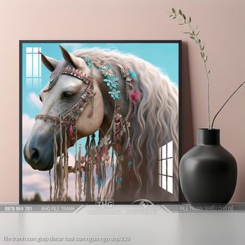 file tranh con giap decor tuoi con ngua ngo dep 218