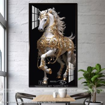 file tranh con giap decor tuoi con ngua ngo dep 241