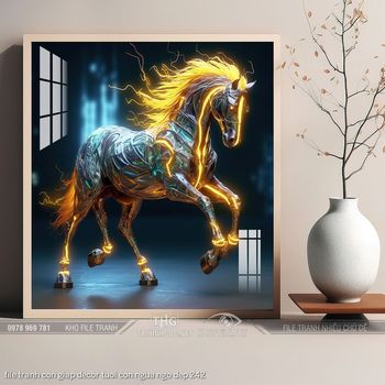 file tranh con giap decor tuoi con ngua ngo dep 242