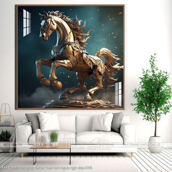 file tranh con giap decor tuoi con ngua ngo dep 248