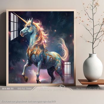 file tranh con giap decor tuoi con ngua ngo dep 249