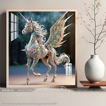 file tranh con giap decor tuoi con ngua ngo dep 250