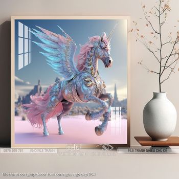 file tranh con giap decor tuoi con ngua ngo dep 254