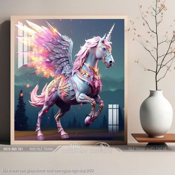 file tranh con giap decor tuoi con ngua ngo dep 259