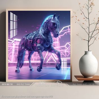 file tranh con giap decor tuoi con ngua ngo dep 262