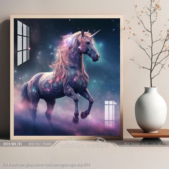 file tranh con giap decor tuoi con ngua ngo dep 274