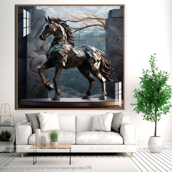 file tranh con giap decor tuoi con ngua ngo dep 276