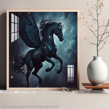 file tranh con giap decor tuoi con ngua ngo dep 292