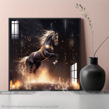 file tranh con giap decor tuoi con ngua ngo dep 295