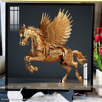 file tranh con giap decor tuoi con ngua ngo dep 299