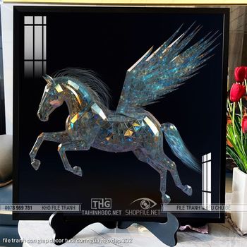 file tranh con giap decor tuoi con ngua ngo dep 302