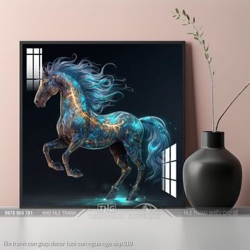 file tranh con giap decor tuoi con ngua ngo dep 319