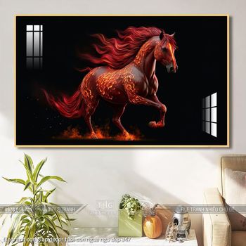 file tranh con giap decor tuoi con ngua ngo dep 347