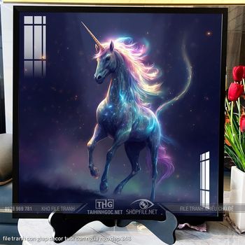 file tranh con giap decor tuoi con ngua ngo dep 348