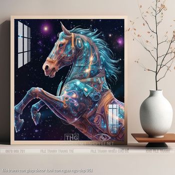 file tranh con giap decor tuoi con ngua ngo dep 351