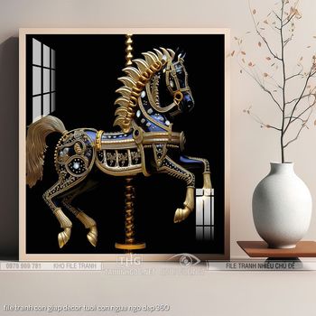 file tranh con giap decor tuoi con ngua ngo dep 360