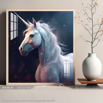 file tranh con giap decor tuoi con ngua ngo dep 385