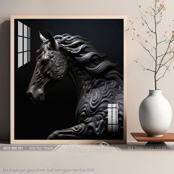 file tranh con giap decor tuoi con ngua ngo dep 400