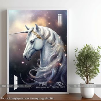 file tranh con giap decor tuoi con ngua ngo dep 461