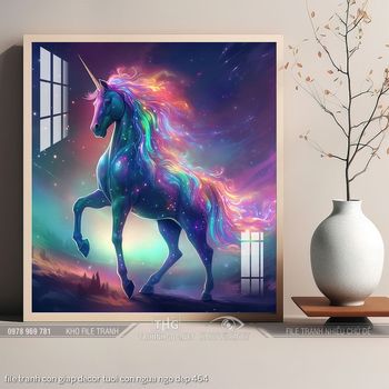 file tranh con giap decor tuoi con ngua ngo dep 464