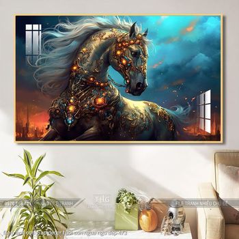 file tranh con giap decor tuoi con ngua ngo dep 473