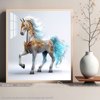 file tranh con giap decor tuoi con ngua ngo dep 501