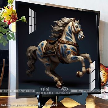 file tranh con giap decor tuoi con ngua ngo dep 507