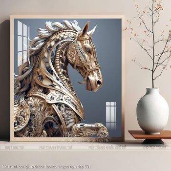 file tranh con giap decor tuoi con ngua ngo dep 531