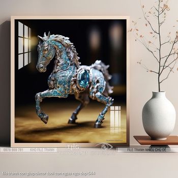 file tranh con giap decor tuoi con ngua ngo dep 544