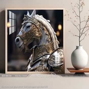 file tranh con giap decor tuoi con ngua ngo dep 546