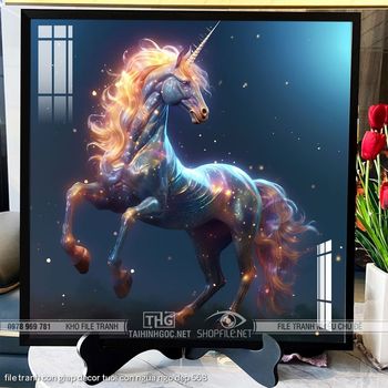 file tranh con giap decor tuoi con ngua ngo dep 568