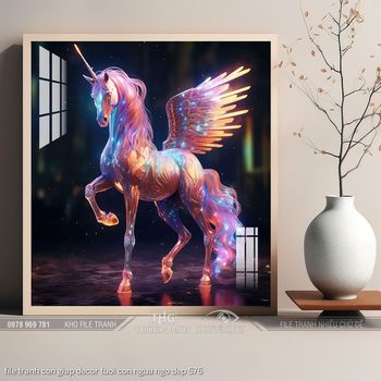 file tranh con giap decor tuoi con ngua ngo dep 576