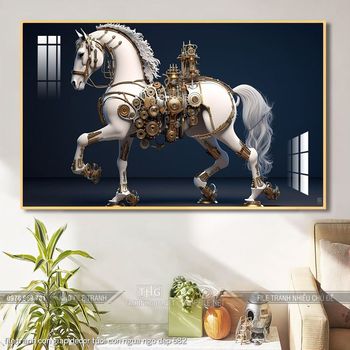 file tranh con giap decor tuoi con ngua ngo dep 582