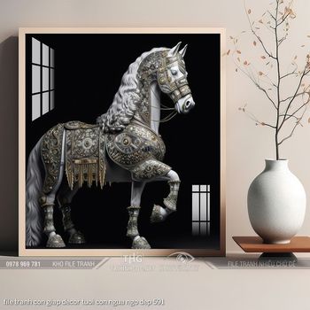 file tranh con giap decor tuoi con ngua ngo dep 591