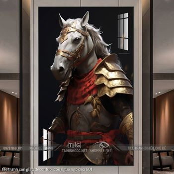 file tranh con giap decor tuoi con ngua ngo dep 601