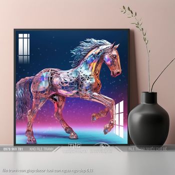 file tranh con giap decor tuoi con ngua ngo dep 613