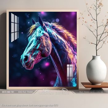 file tranh con giap decor tuoi con ngua ngo dep 620