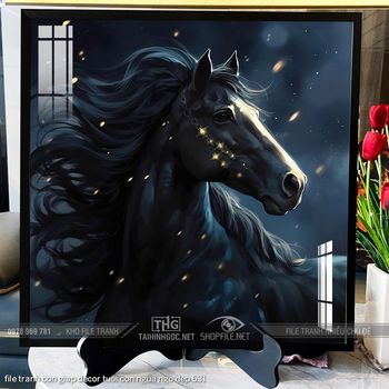 file tranh con giap decor tuoi con ngua ngo dep 631