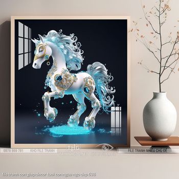 file tranh con giap decor tuoi con ngua ngo dep 638