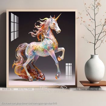 file tranh con giap decor tuoi con ngua ngo dep 646