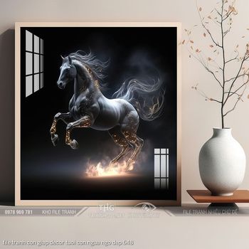 file tranh con giap decor tuoi con ngua ngo dep 648