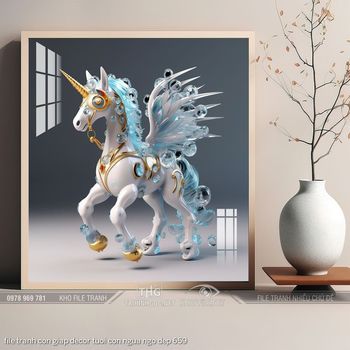 file tranh con giap decor tuoi con ngua ngo dep 659