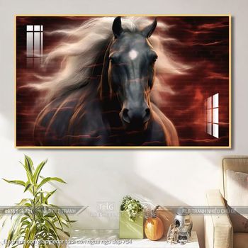 file tranh con giap decor tuoi con ngua ngo dep 754