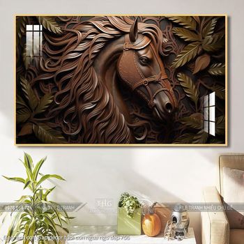 file tranh con giap decor tuoi con ngua ngo dep 756