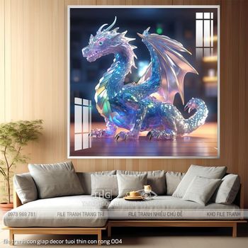 file tranh con giap decor tuoi thin con rong 004