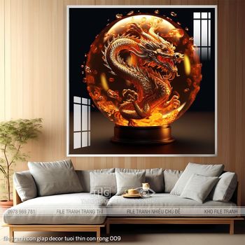 file tranh con giap decor tuoi thin con rong 009