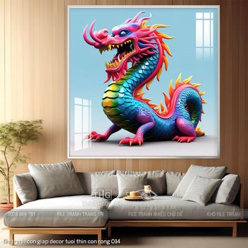 file tranh con giap decor tuoi thin con rong 014